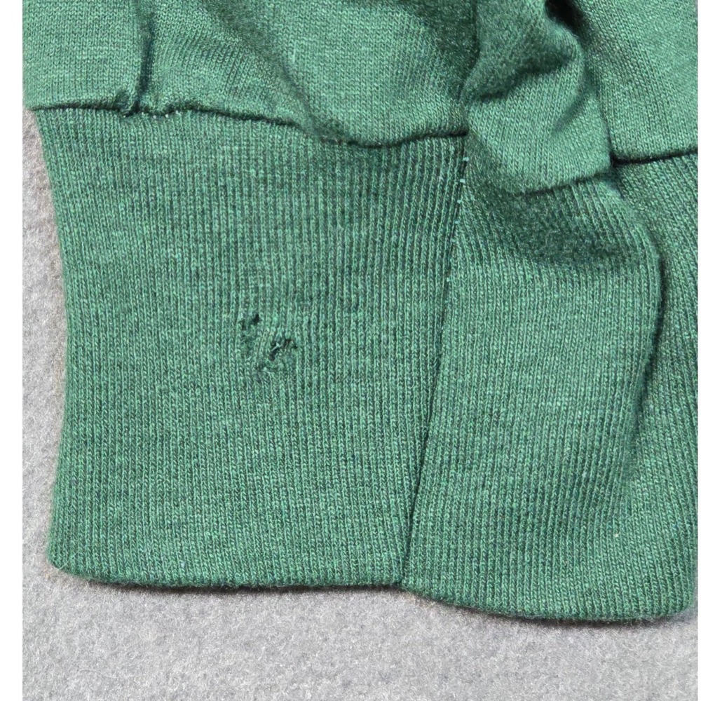 Texas World's Finest Long Sleeve Shirt Green Ranchers Cow 90s VTG Cowboy Western - Picture 7 of 10